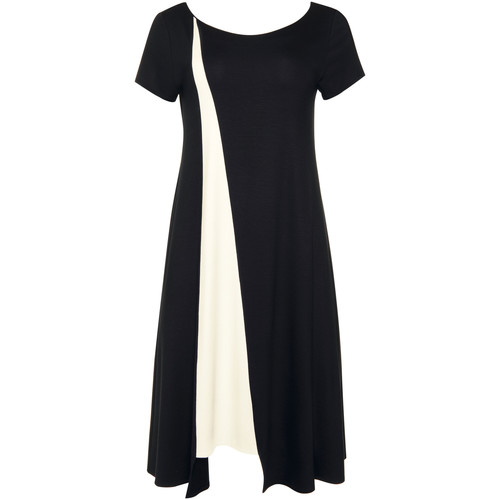 Vêtements Femme Robes courtes Lisca Robe estivale manches courtes Guaraja noir Noir