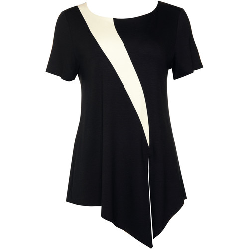 Vêtements Femme Tops / Blouses Lisca Top manches courtes Guaraja noir Noir