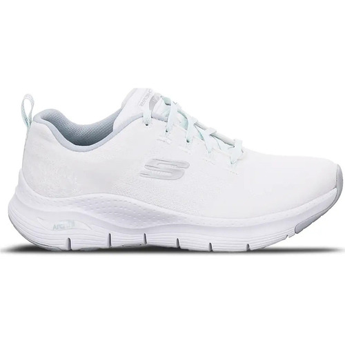 Chaussures Femme Baskets mode Skechers Arch Fit - Comfy Wave Blanc
