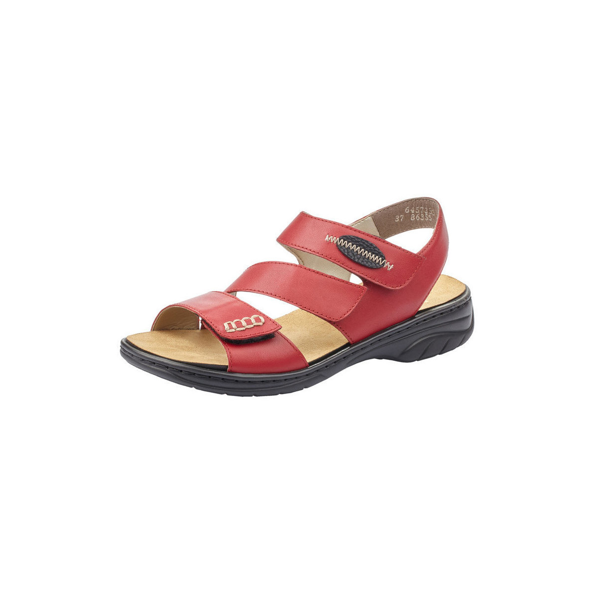 Chaussures Femme Sandales et Nu-pieds Rieker 64573-33 red