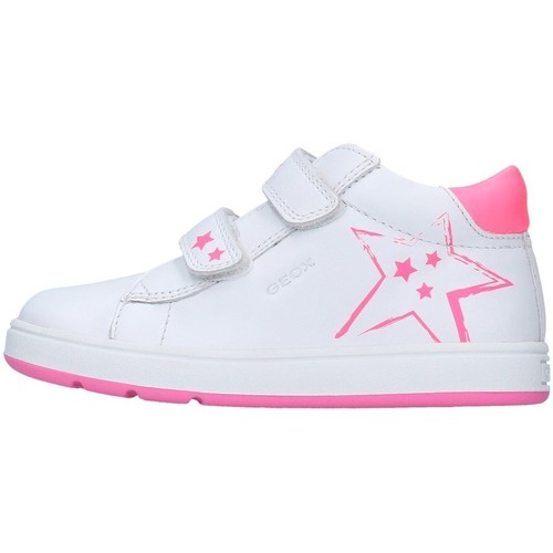Chaussures Fille Baskets basses Geox B044CC08558 Blanc