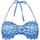 Vêtements Femme Maillots de bain 2 pièces Brigitte Bardot Haut de maillot bandeau bleu Coquillage Bleu