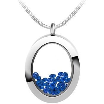 Montres & Bijoux Femme Colliers / Sautoirs Sc Crystal B1522-BLEU Bleu