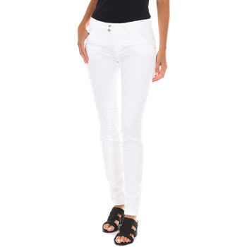 Vêtements Femme Pantalons Met 70DBF0552-O025-0001 Blanc