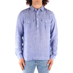 Vêtements Homme Chemises manches longues Blauer 21SBLUS01216 Bleu