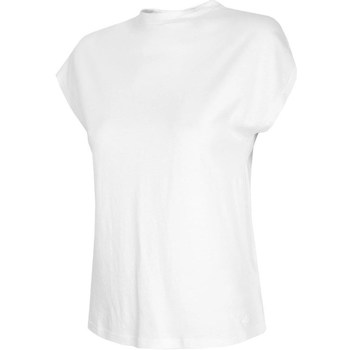 Vêtements Femme T-shirts manches courtes 4F TSD038 Blanc
