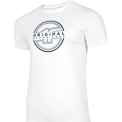 Vêtements Homme T-shirts manches courtes 4F TSM019 Blanc