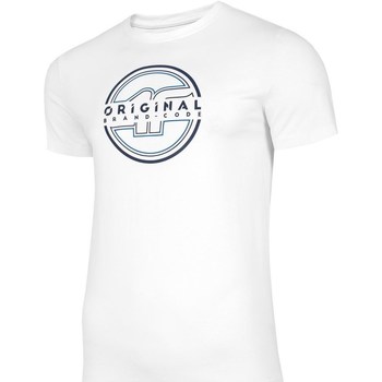 Vêtements Homme Daisy Street T-shirt comoda con kit fai da te per stampa della scritta "Los Angeles" 4F TSM019 Blanc