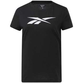 Vêtements Femme T-shirts manches courtes Camiseta Reebok Sport TE Graphic Vector Noir