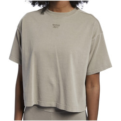 Vêtements Femme T-shirts manches courtes Reebok Sport Tee-shirt Gris