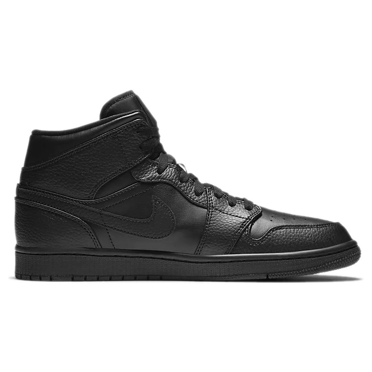 Chaussures Homme Baskets montantes Nike AIR JORDAN 1 MID Noir