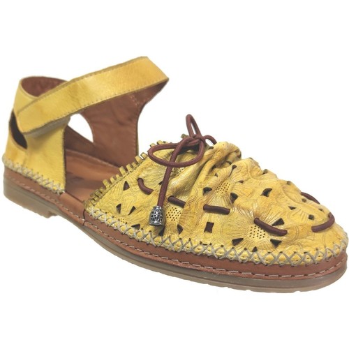 Madory Marly Jaune cuir - Chaussures Sandale Femme 69,00 €