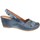 Chaussures Femme Sandales et Nu-pieds Karyoka Figo Bleu