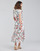 Vêtements Femme Robes longues Moony Mood OLICA Blanc / Multicolore
