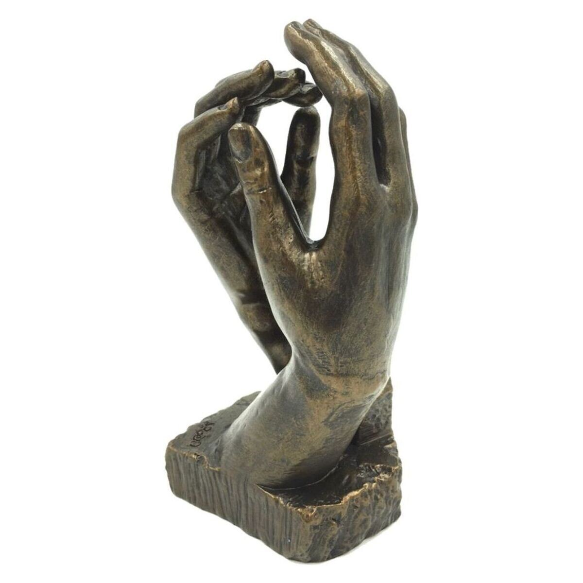 Maison & Déco Statuettes et figurines Parastone Figurine La Cathédrale de Rodin 17 cm Marron