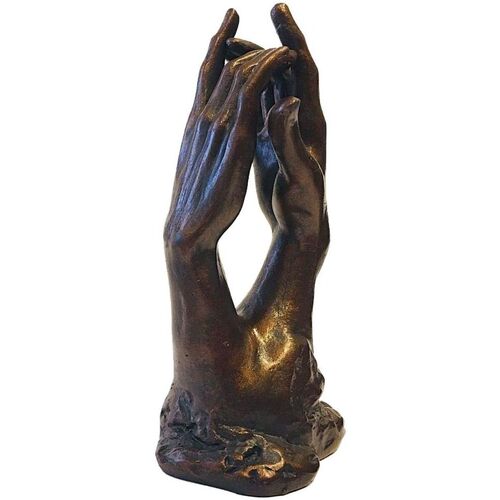 Maison & Déco Presse Papier Danseuse Sur Parastone Figurine La Cathédrale de Rodin le secret 9.5 cm Marron