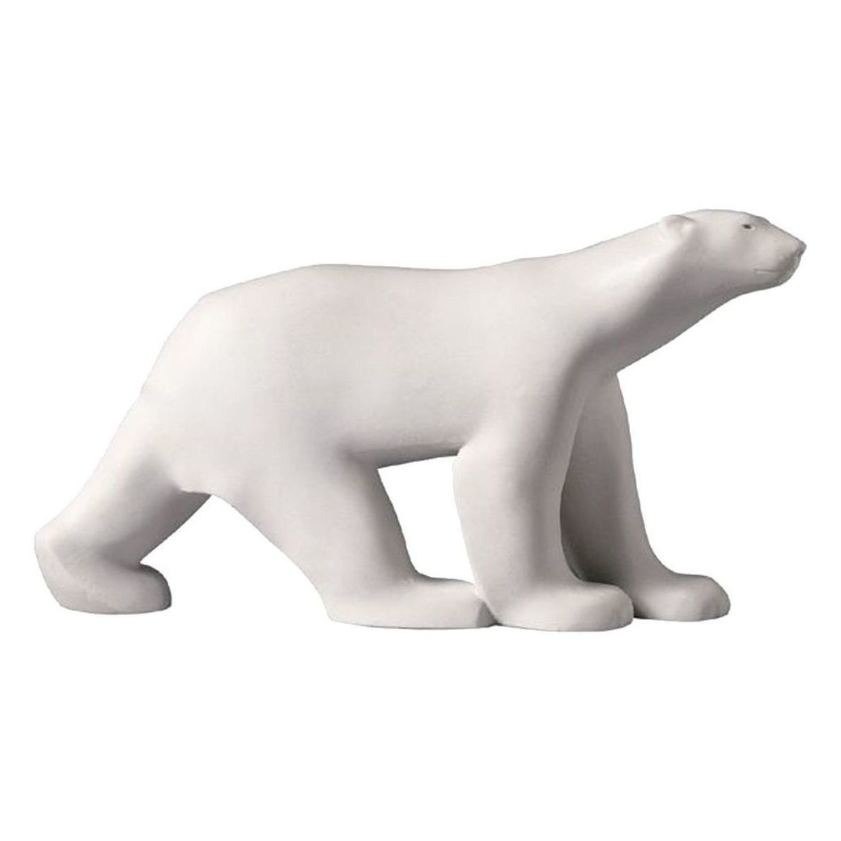 Maison & Déco Statuettes et figurines Parastone Figurine miniature reproduction l'ours blanc de pompon Blanc