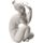 Maison & Déco Statuettes et figurines Parastone Figurine Modigliani Nu féminin assis - 9.5 cm Blanc