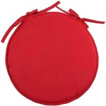 Galette de chaise rouge 40 cm