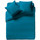 Maison & Déco Housses de couettes Essix Housse de couette Tendresse en gaze de coton lavée - Paon Bleu