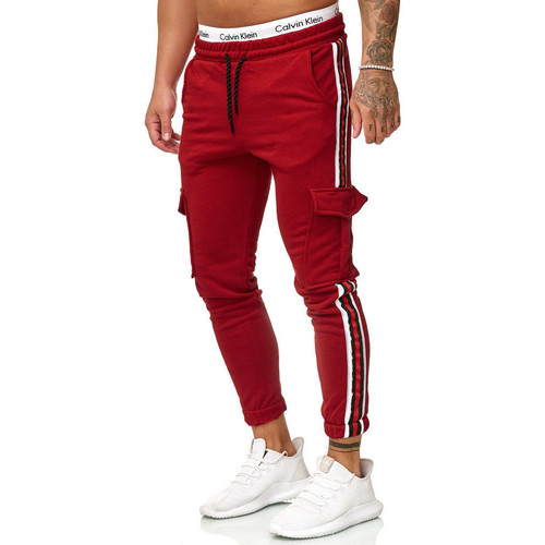 Vêtements Homme Joggings & Survêtements Homme | Pantalon jogging treillis Jogging 1224 rouge foncé - QA36228