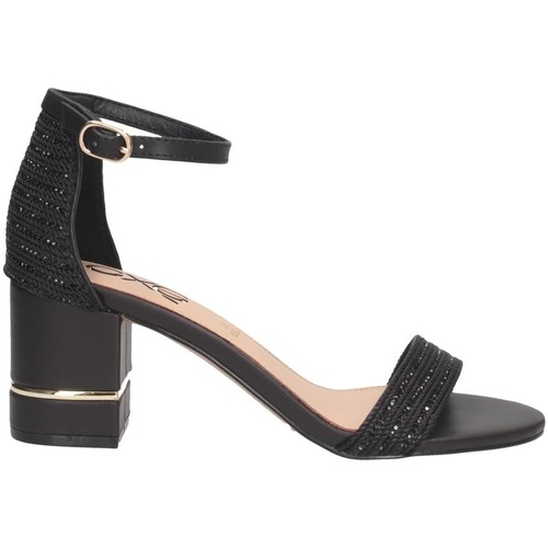 Chaussures Femme Sandales et Nu-pieds Exé Cuir Shoes PENNY-361 Noir