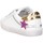 Chaussures Fille Baskets basses Shop Art SA050315 Basket Enfant OR BLANC Multicolore