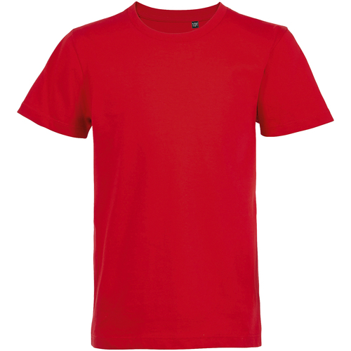 Vêtements Enfant T-shirt with puff sleeves Sols 02078 Rouge