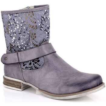 Chaussures Femme Boots Kimberfeel ANAELLE Gris