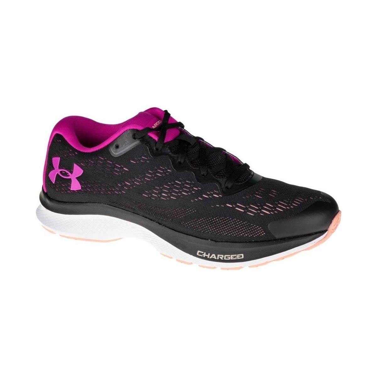 Chaussures Femme Running / trail Under Armour W Charged Bandit 6 Noir, Rose