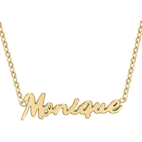 Montres & Bijoux Femme Colliers / Sautoirs Sc Crystal B2689-DORE-MONIQUE Doré