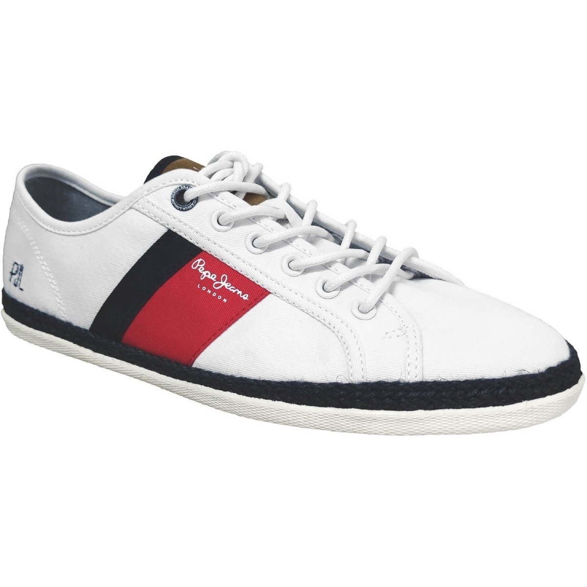Chaussures Homme Baskets basses Pepe jeans Maui blucher Blanc
