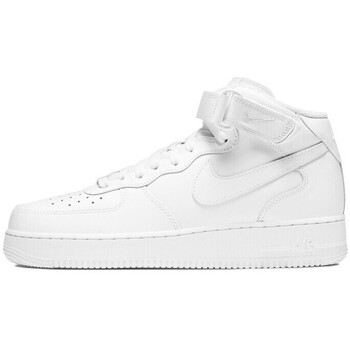 thistle Homme Baskets montantes Nike AIR FORCE 1 MID '07 Blanc