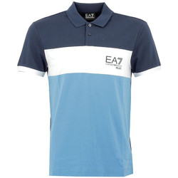 Vêtements Homme Polos manches courtes Ea7 Emporio Armani Polo EA7 Emporio Bleu