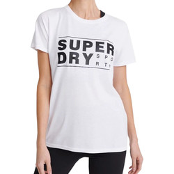Vêtements Femme T-shirts manches courtes Superdry WS300007A Blanc