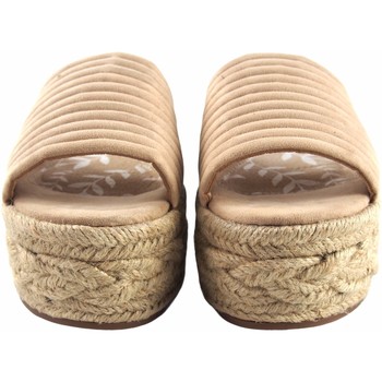 Chaussures MTNG Sandale femme MUSTANG 51118 beig Blanc - Livraison Gratuite 