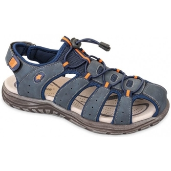 Chaussures Homme Sandales et Nu-pieds Valleverde IGI&CO 87254 sneakers scarpe uomo in pelle blu con memory foam Bleu