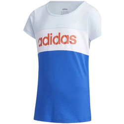 Vêtements Fille T-shirts & Polos adidas Originals FM0834 Bleu