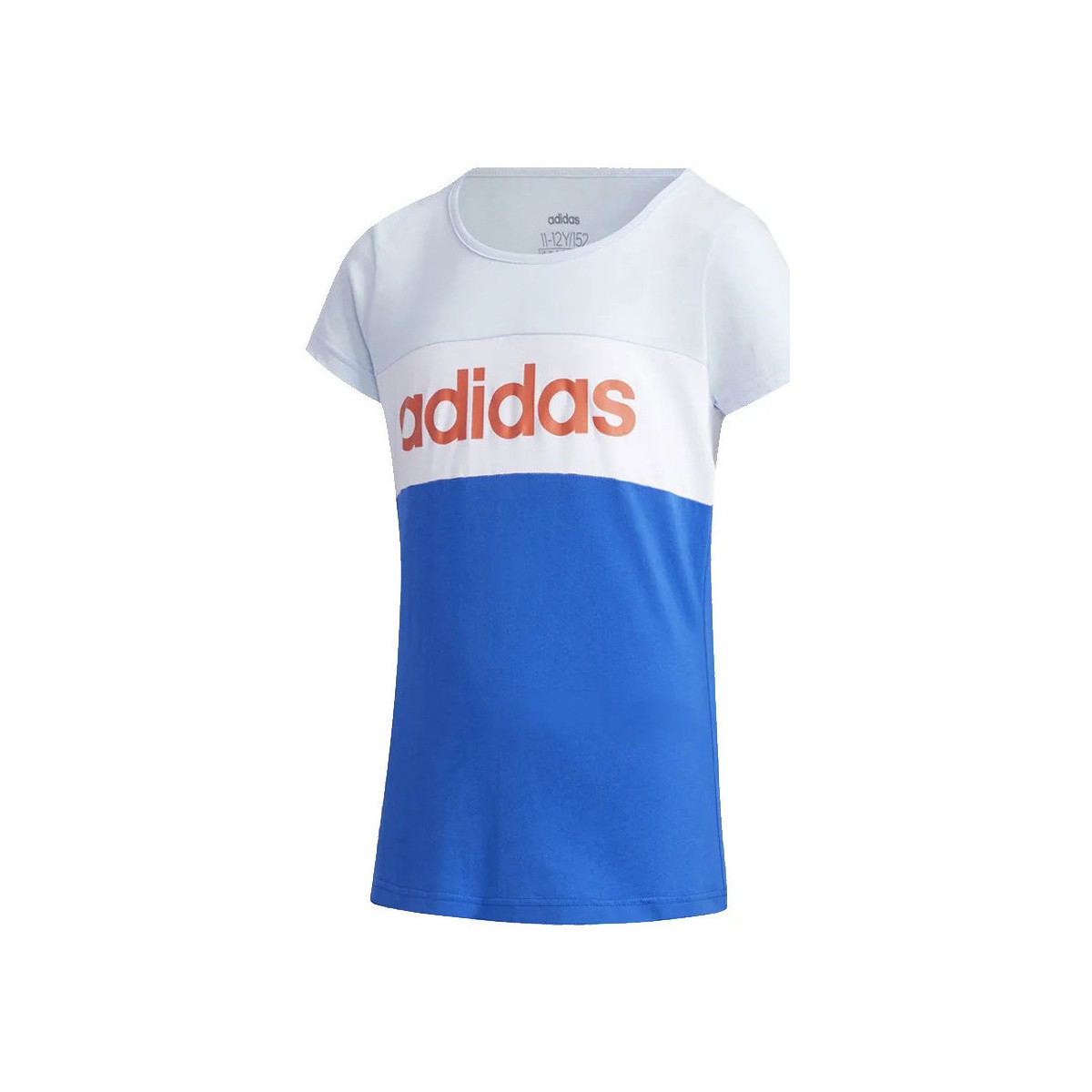 Vêtements Fille T-shirts & Polos adidas Originals FM0834 Bleu