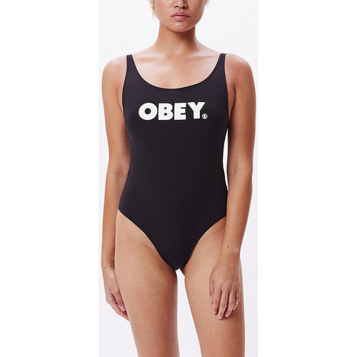 Vêtements Femme Maillots / Talje Shorts de bain Obey bold 3 Noir