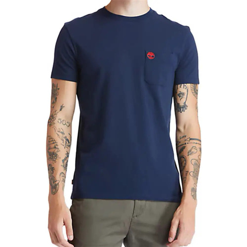 Vêtements Homme T-shirts manches courtes Timberland Bluebell Dunstan River Bleu