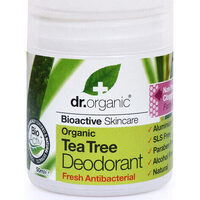 Beauté Accessoires corps Dr. Organic Déodorant Bio À L&39;arbre À Thé Bioactif Roll-on 