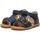 Chaussures Garçon Sandales et Nu-pieds Naturino Sandales en cuir à scratch QUARZO Bleu