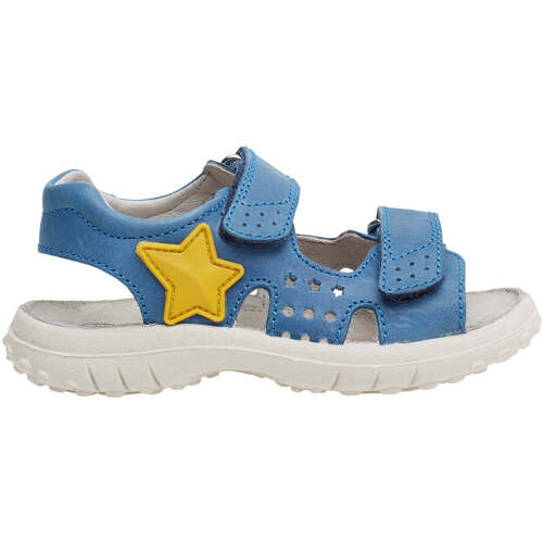 Sandales Sport Garçon Naturino DOCK-Sandales en cuir bleu - Chaussures Sandale Enfant 77 