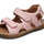 Chaussures Fille Sandales et Nu-pieds Naturino SKY-Sandales en cuir rose