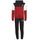 Vêtements Homme Ensembles de survêtement Emporio Armani EA7 TRAIN ATHLETIC Noir / Rouge / Blanc