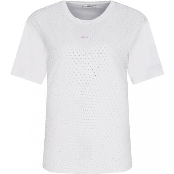 Vêtements Femme T-shirts manches courtes Guess W0BI0L K7DN0 Blanc