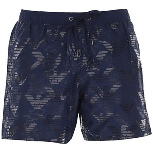 Vêtements Homme Maillots / Shorts de bain Emporio Armani Kids Jogginganzug mit Logo-Print Grauni Short de bain Bleu