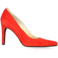 Chaussures Femme Escarpins Vidi Studio Nu pieds cuir velours rouge