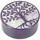 Maison & Déco Paniers, boites et corbeilles Signes Grimalt Boite déco Violette en Stéatite Arbre de Vie Violet